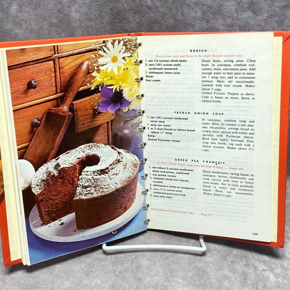 A Campbell Cookbook Cooking With Soup Spiral-Bound 1977